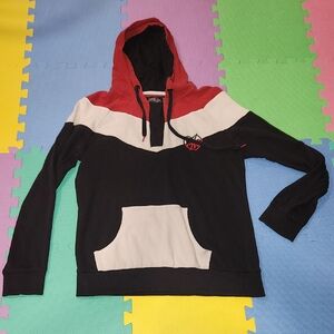 Metal Mulisha Red, White, and Black Hoodie, Size Large